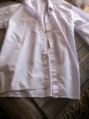 Men's cotton shirt medium soft lilac