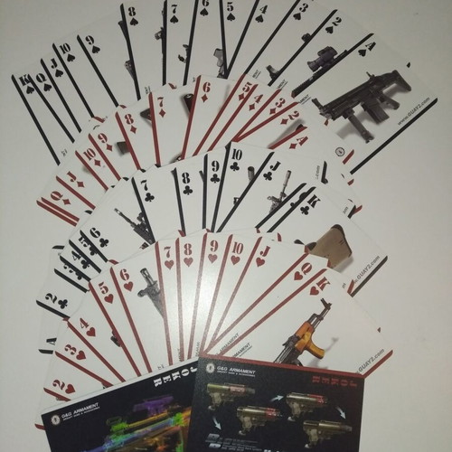 Collectible G&G Armament Plastic Playing Cards like new
