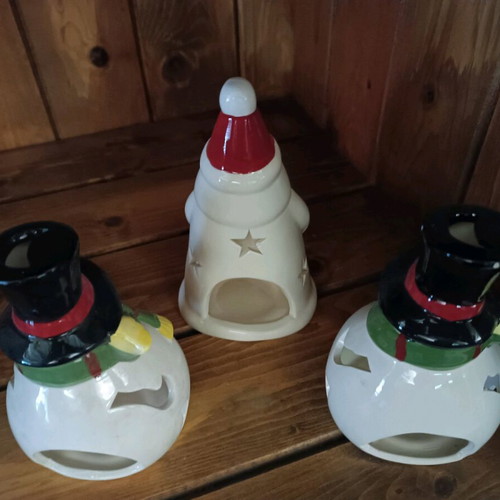 Christmas tealight candles new, pack of 3