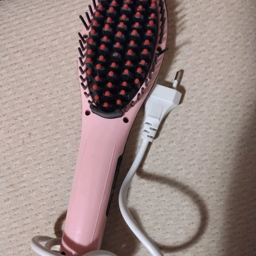 Electric hair straightening brush like new