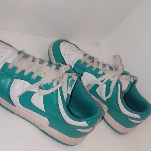 Nike Dunk Low Retro Clear Jade sneakers size 41 used, leather