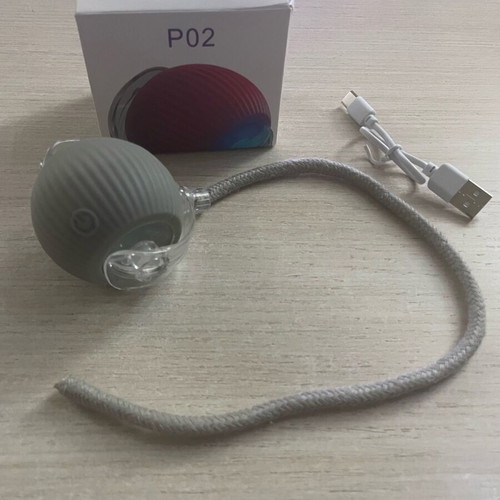 Interactive cat toy like new, rechargeable running ball