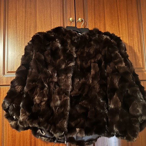 Sable furs cape like new, brown