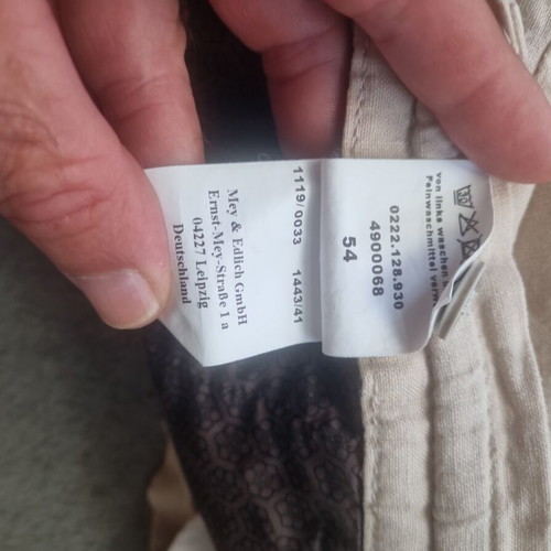 Stil stavristavrev1968 by Mey & Endlich summer set 100% linen pants 54 and shirt XL