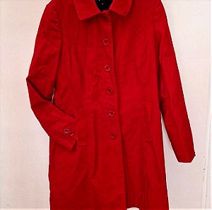 Λεπτο κόκκινο παλτό