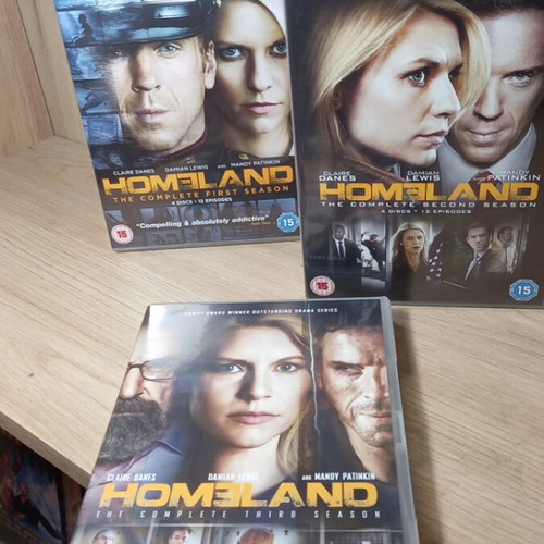 Homeland complete seasons 1-3 DVD with English subtitles