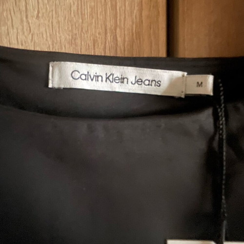 Calvin Klein Jeans top new, black, size M