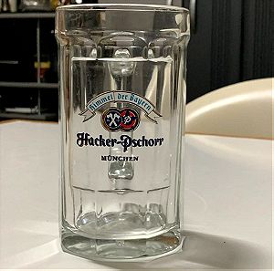 Ποτήρι μπύρας Auerbrau και Hackeerpschorr