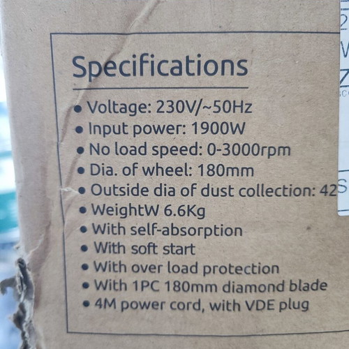 Bormann Concrete Scouring Machine new in box