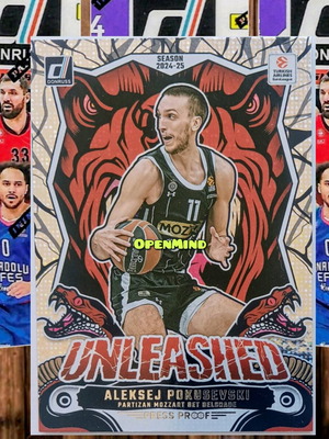 Κάρτα Unleashed Press Proof Pokusevski Partizan Donruss Euroleague 2024-25