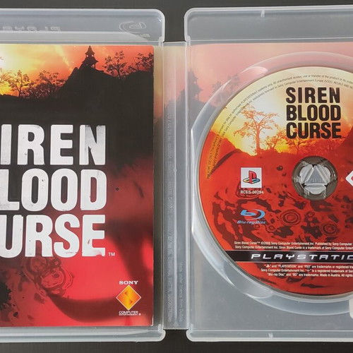 Siren Blood Curse PS3 game like new