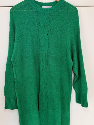 Combos Knitwear women's knit wool dress one size warm green like new