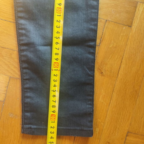 Diesel women's black pants made of lightweight cotton fabric like new, sizes S/M