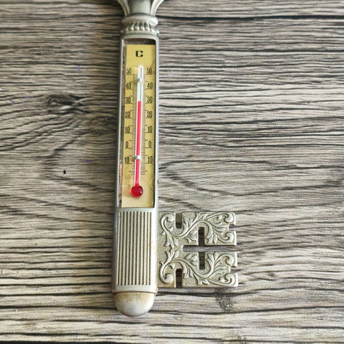 Vintage Olympiakos hanging key thermometer