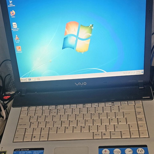Sony Vaio laptop used with Windows 7 and Office 7