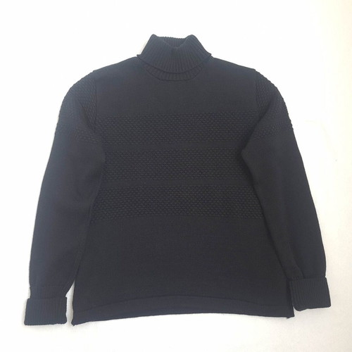 Mads Norgaard men's sweater new, 100% wool, size XS/S, black