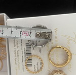 Inyati 25 rings 18k gold new, various sizes and designs