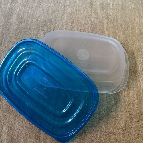 Sistema TakeAlongs food container used with blue lid 1.2 liters