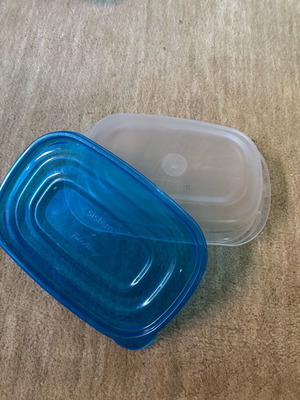 Sistema TakeAlongs food container used with blue lid 1.2 liters