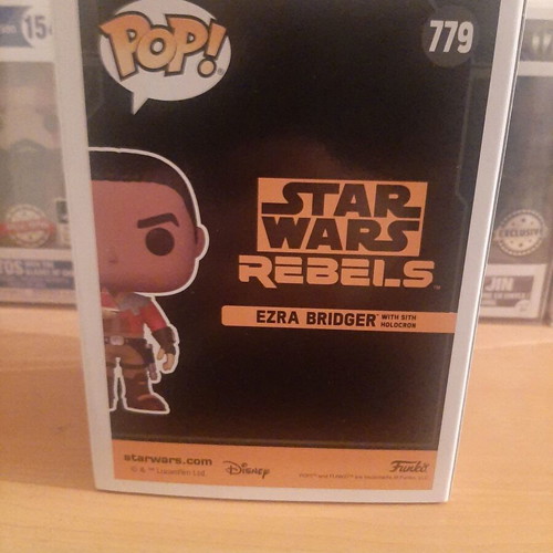 Funko Pop Ezra Bridger with Sith Holocron Special Edition vinyl figure new