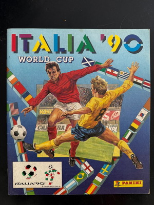 Άλμπουμ Panini Italia '90 Παγκόσμιο Κύπελλο σαν καινούργιο, συλλεκτικό