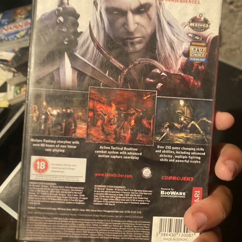 The Witcher PC game, good condition