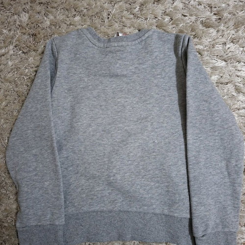 Adidas sweatshirt for girl 5-6 years like new, grey