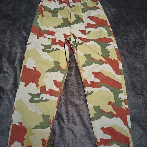 Zara military high-waist pants like new, green, size S