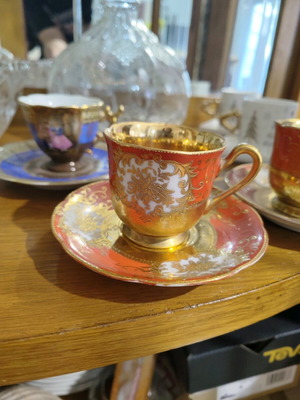 Coffee cups used, small Greek coffee