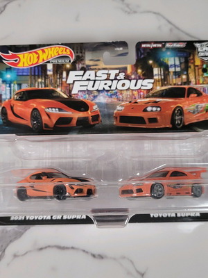 Hot Wheels πακέτο 2 Toyota Supra και GR Supra Fast and Furious 2022 καινούργιο