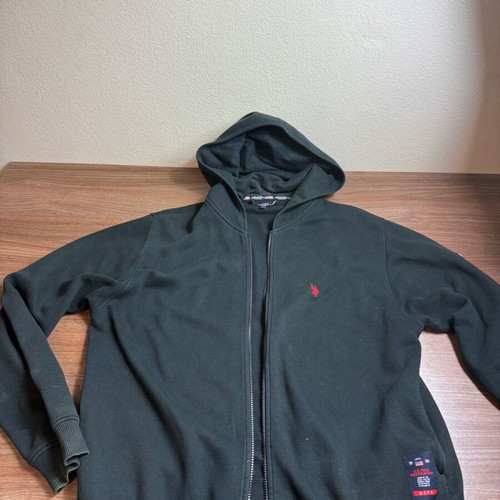 U.S. Polo Assn. Black Hoodie Size L Like New