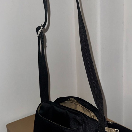 Samsonite shoulder bag used, black, lightweight