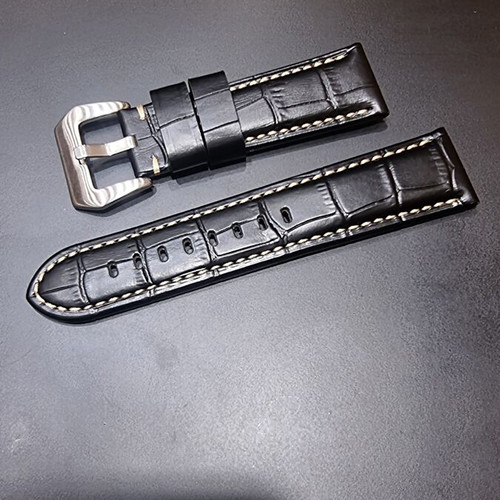 Panerai 24mm leather strap new