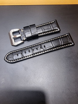 Panerai 24mm leather strap new