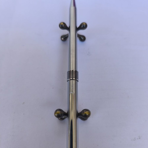 Aurora Marco Polo pen used, stainless steel, made in Italy
