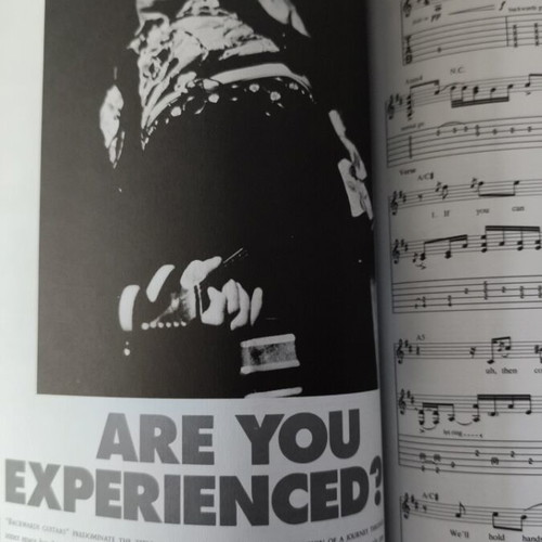 Hendrix Are You Experienced? παρτιτούρες σαν καινούργιο, 168 σελίδες
