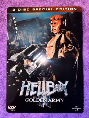 Hell Boy 2 The Golden Army DVD steelbook special edition like new