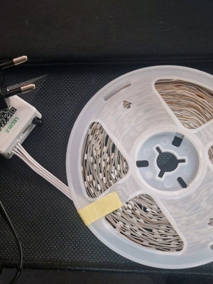 Led strip 10m with RGB, dimmer and remote control new