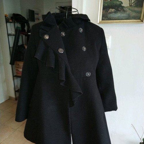 Tailored by ROTHSCHILD Girls' Coat like new, size 7-8 years, black