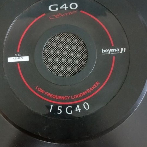 Beyma 15G40 15 inch speakers new, set of 2