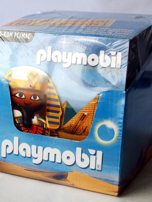 Playmobil CD-ROM διαδραστικό παιχνίδι Αιγυπτιακή πυραμίδα 2009 σφραγισμένο κουτί με 50