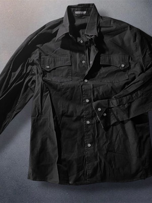Vintage black shirt like new, loose fit, long sleeve