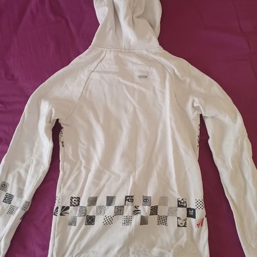 Volcom jacket XS used, black and white
