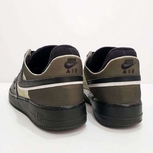 Nike Air Force 1 React sneakers used, size 41.5-42, black and green