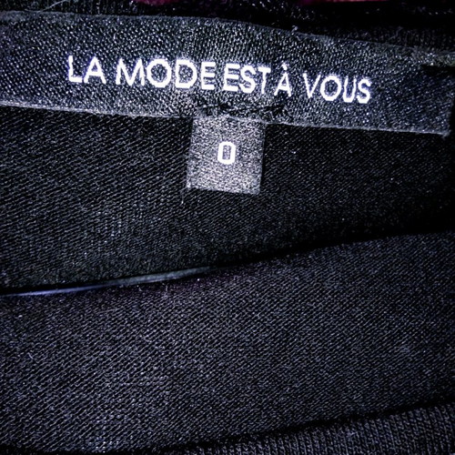 La Mode Est A Vous Rosalyn dress like new, black and pink