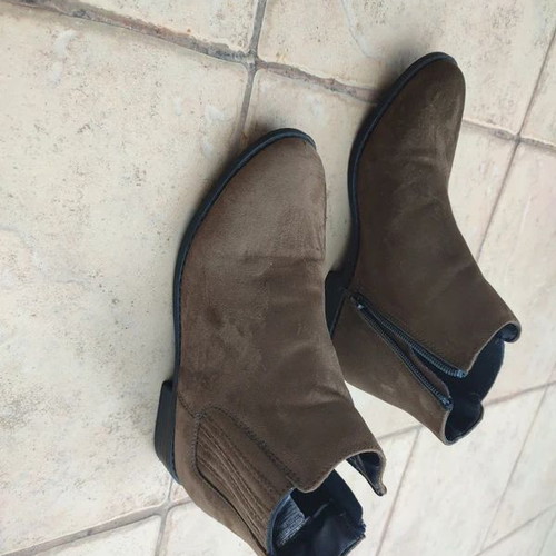 LC Waikiki Chelsea boots suede size 38 like new, brown