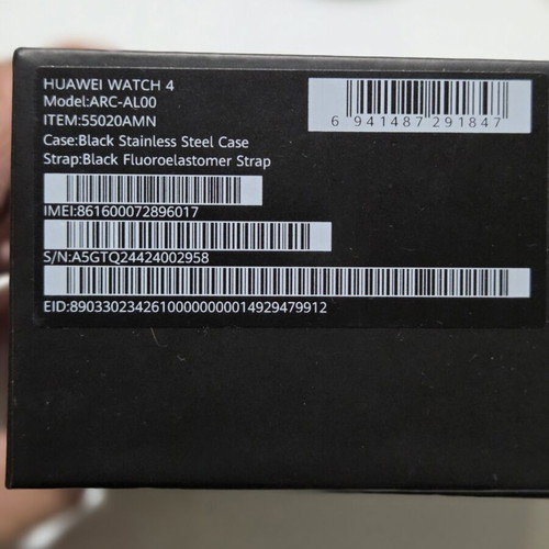 Huawei Watch 4 like new with box, documents and charger