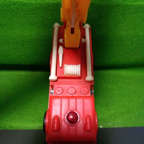 Vintage fire truck 80s with folding ladder used