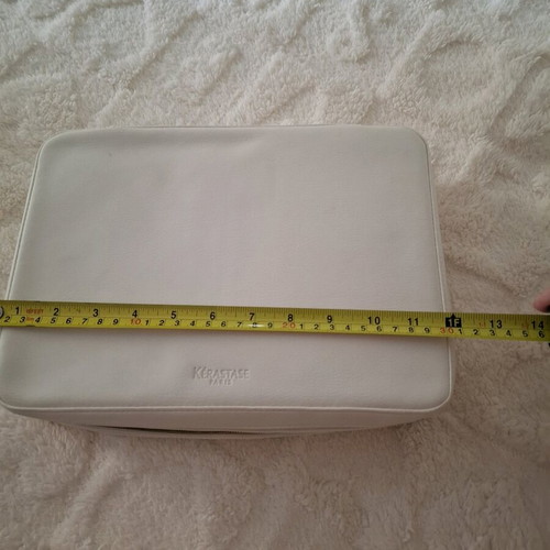 White Kerastase toiletry bag like new with 3 inner pouches