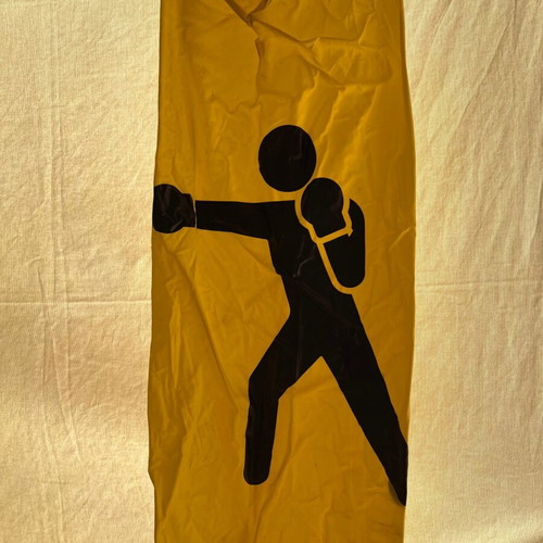 Inflatable boxing bag like new